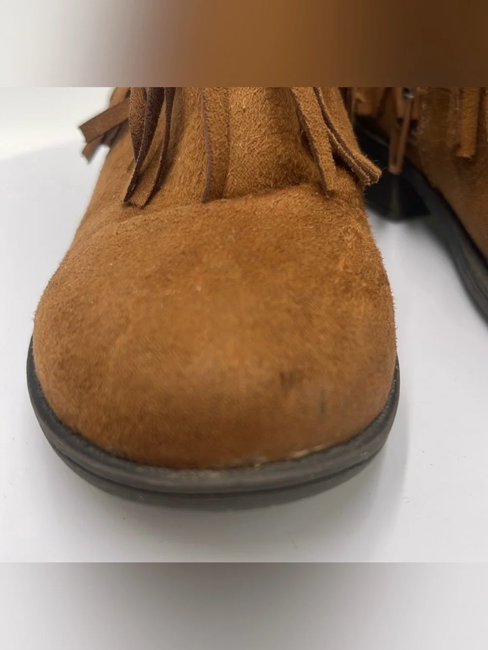 Paris Blues Brown Suede Boots - Kids Size 10